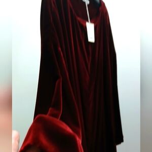 Eskandar Size 0 Bateau Neck Dress RedVelvet  PerfectCondition OP 3,295 Berdorf